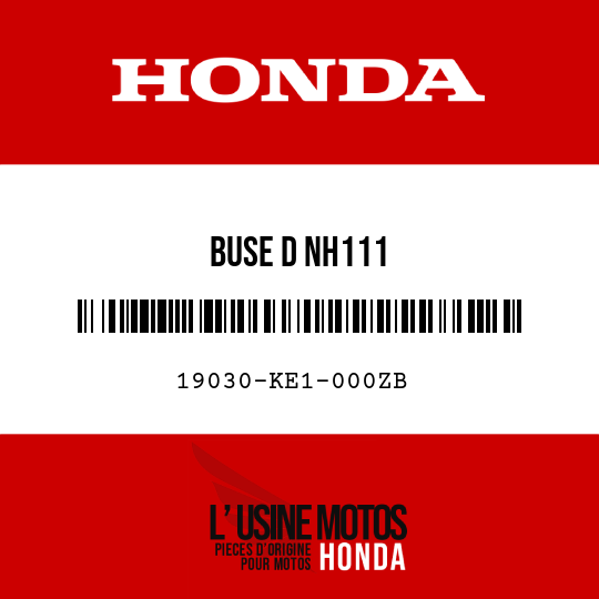 image de 19030-KE1-000ZB BUSE D NH111 