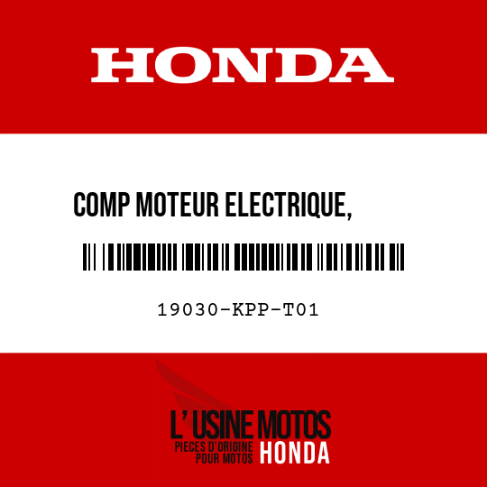 image de 19030-KPP-T01 COMP MOTEUR ELECTRIQUE,      VENTILATEUR