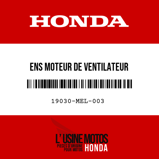 image de 19030-MEL-003 ENS MOTEUR DE VENTILATEUR