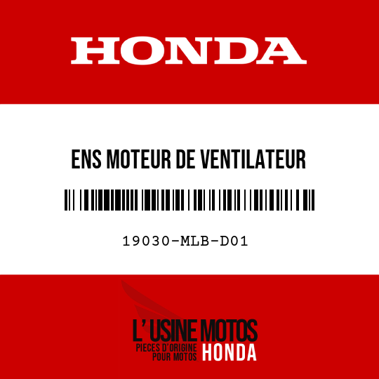 image de 19030-MLB-D01 ENS MOTEUR DE VENTILATEUR
