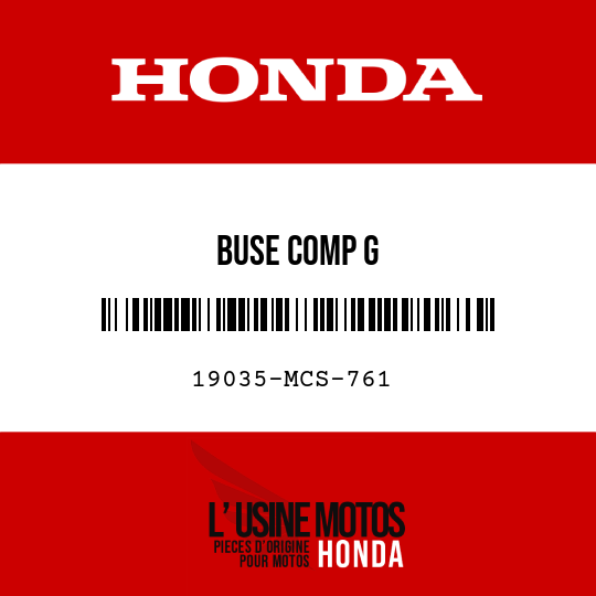 image de 19035-MCS-761 BUSE COMP G