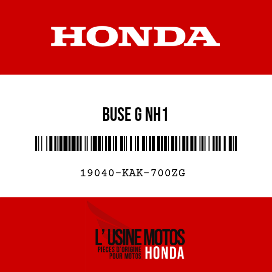 image de 19040-KAK-700ZG BUSE G NH1 