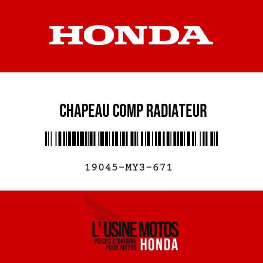 image de 19045-MY3-671 CHAPEAU COMP RADIATEUR