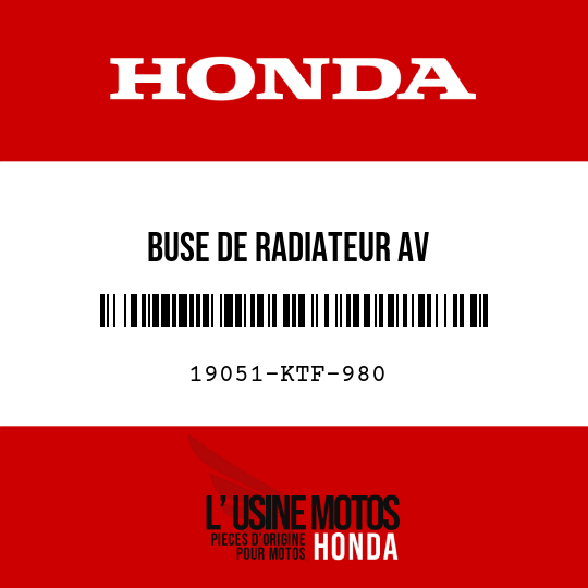 image de 19051-KTF-980 BUSE DE RADIATEUR AV