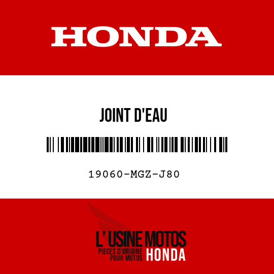 image de 19060-MGZ-J80 JOINT D'EAU