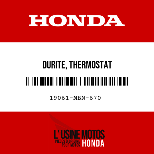 image de 19061-MBN-670 DURITE, THERMOSTAT