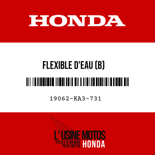 image de 19062-KA3-731 FLEXIBLE D'EAU (B)