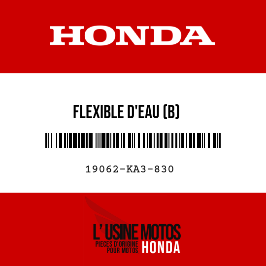 image de 19062-KA3-830 FLEXIBLE D'EAU (B)
