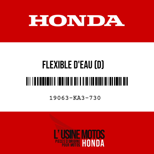 image de 19063-KA3-730 FLEXIBLE D'EAU (D)