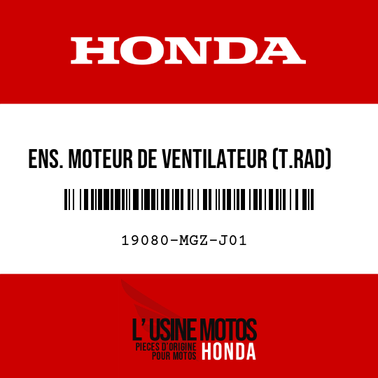 image de 19080-MGZ-J01 ENS. MOTEUR DE VENTILATEUR (T.RAD)