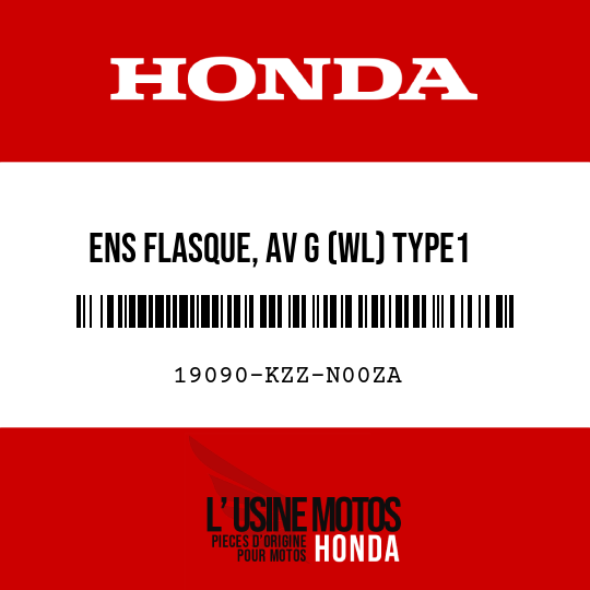 image de 19090-KZZ-N00ZA ENS FLASQUE, AV G (WL) TYPE1