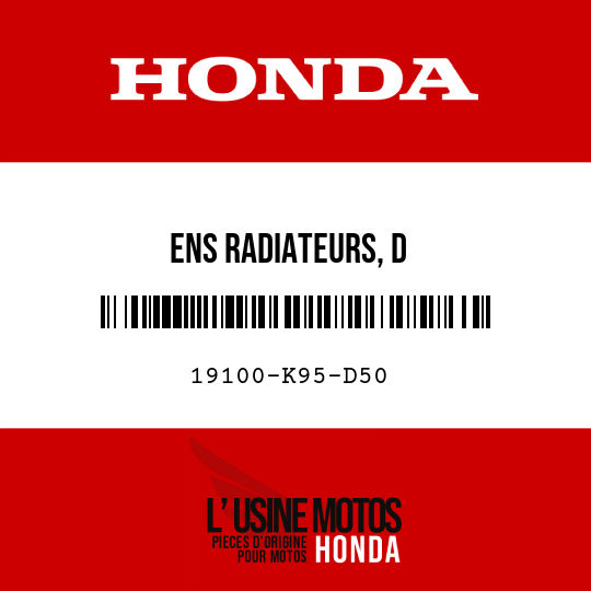 image de 19100-K95-D50 ENS RADIATEURS, D