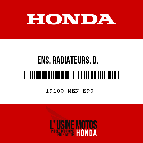 image de 19100-MEN-E90 ENS. RADIATEURS, D.