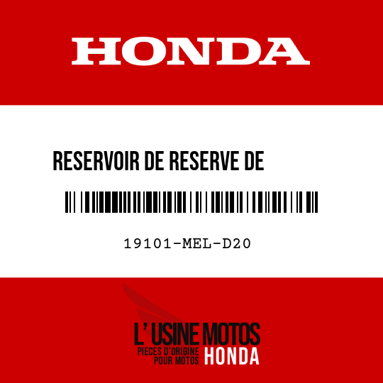 image de 19101-MEL-D20 RESERVOIR DE RESERVE DE       RADIATEUR
