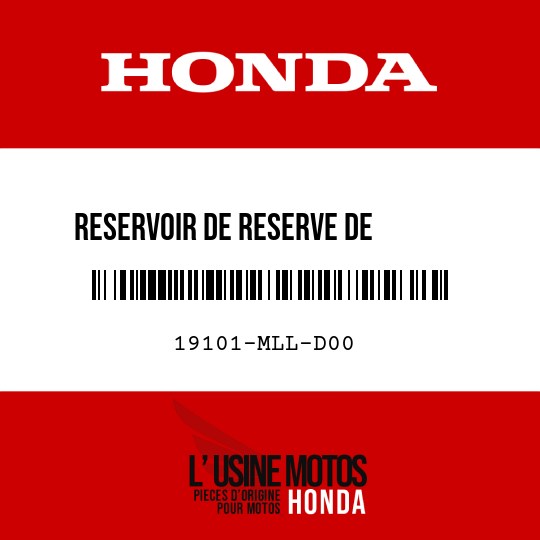 image de 19101-MLL-D00 RESERVOIR DE RESERVE DE       RADIATEUR