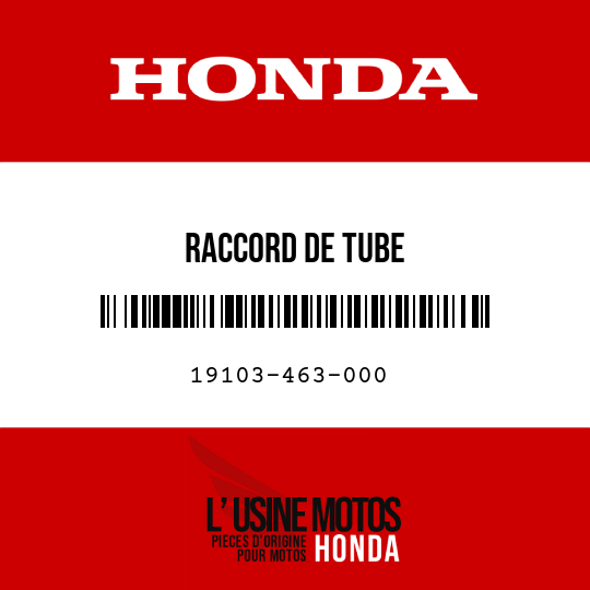 image de 19103-463-000 RACCORD DE TUBE