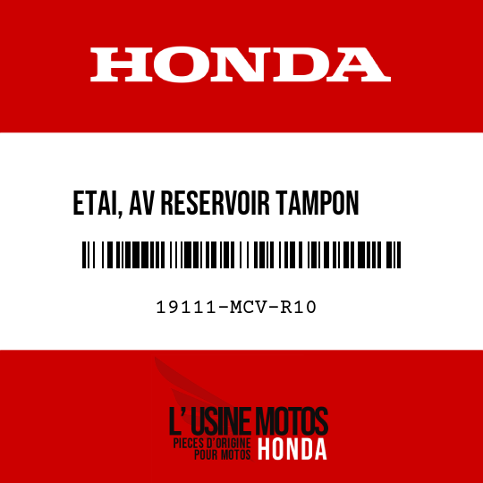 image de 19111-MCV-R10 ETAI, AV RESERVOIR TAMPON    SUPERIEUR