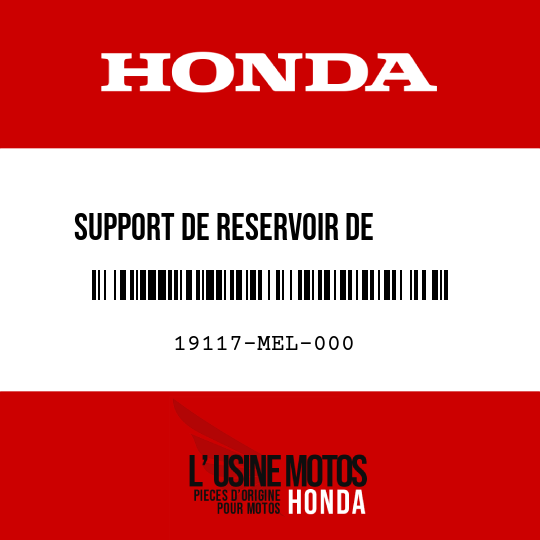 image de 19117-MEL-000 SUPPORT DE RESERVOIR DE       RESERVE
