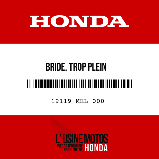 image de 19119-MEL-000 BRIDE, TROP PLEIN