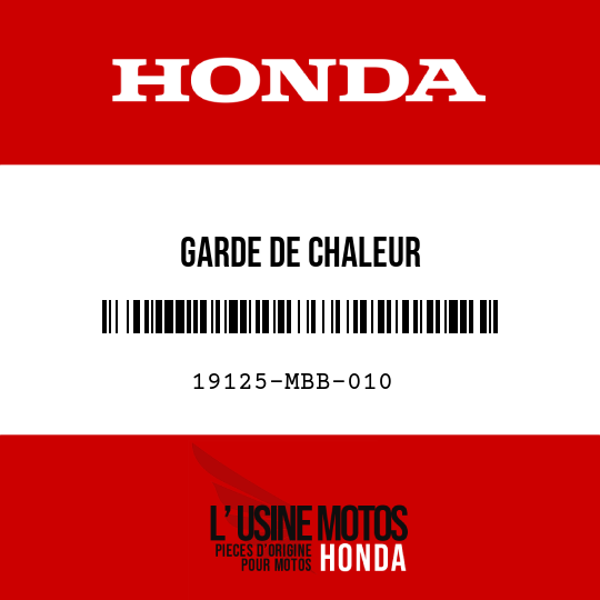 image de 19125-MBB-010 GARDE DE CHALEUR