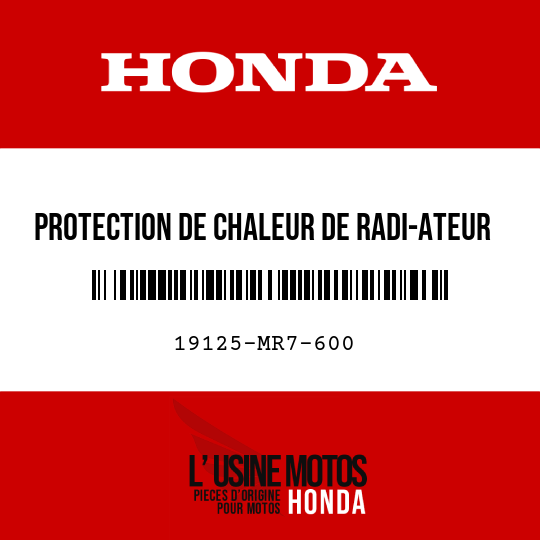image de 19125-MR7-600 PROTECTION DE CHALEUR DE RADI-ATEUR