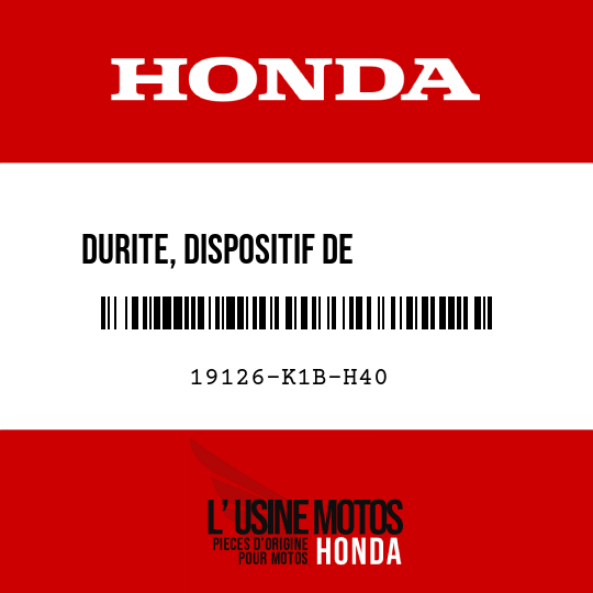 image de 19126-K1B-H40 DURITE, DISPOSITIF DE         REMPLISSAGE