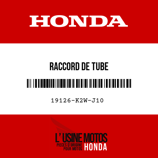 image de 19126-K2W-J10 RACCORD DE TUBE