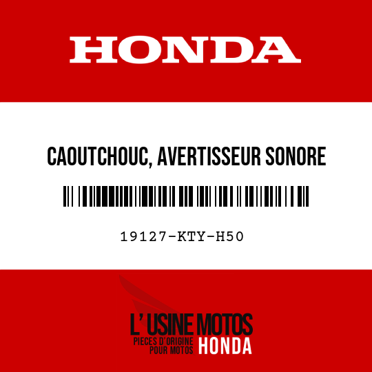 image de 19127-KTY-H50 CAOUTCHOUC, AVERTISSEUR SONORE