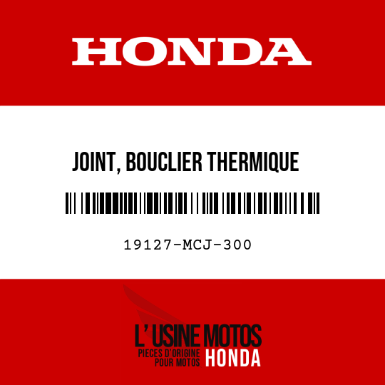 image de 19127-MCJ-300 JOINT, BOUCLIER THERMIQUE