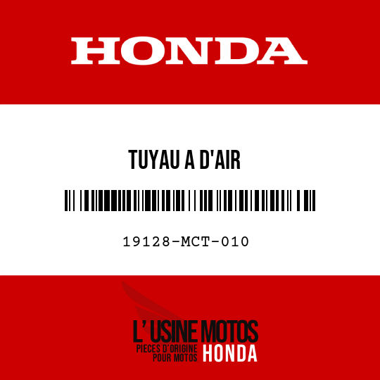 image de 19128-MCT-010 TUYAU A D'AIR