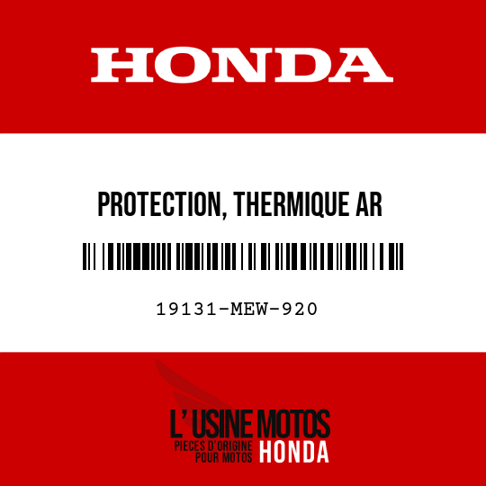image de 19131-MEW-920 PROTECTION, THERMIQUE AR