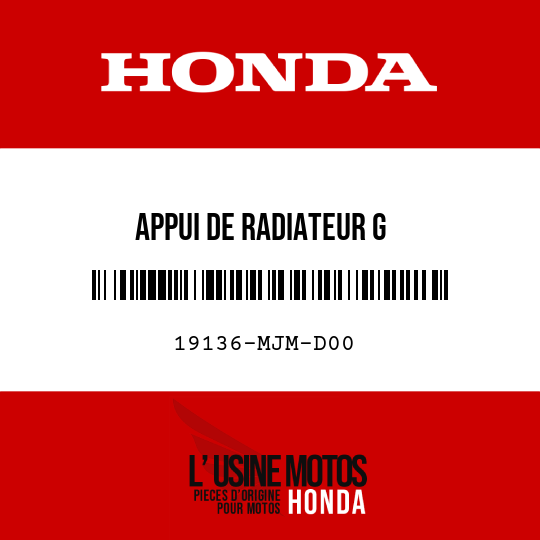 image de 19136-MJM-D00 APPUI DE RADIATEUR G
