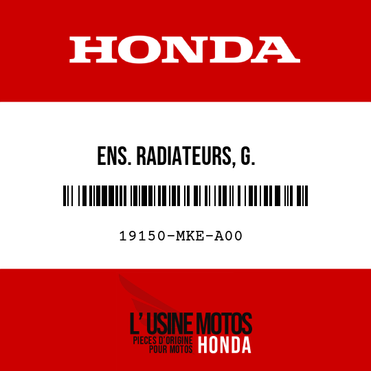 image de 19150-MKE-A00 ENS. RADIATEURS, G.