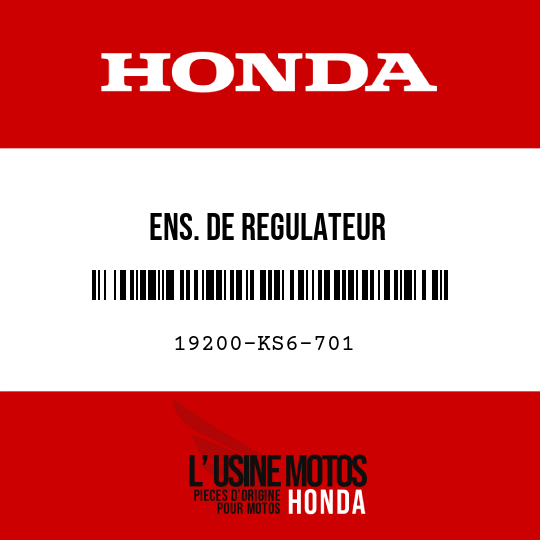 image de 19200-KS6-701 ENS. DE REGULATEUR