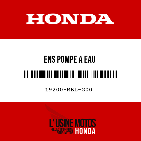 image de 19200-MBL-G00 ENS POMPE A EAU