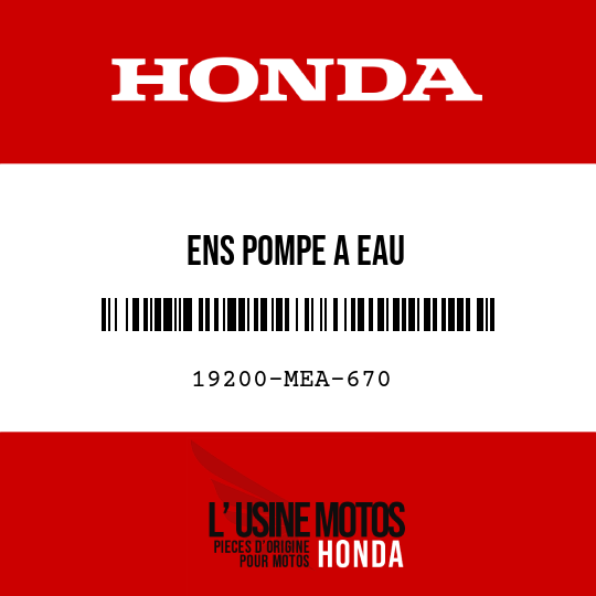 image de 19200-MEA-670 ENS POMPE A EAU
