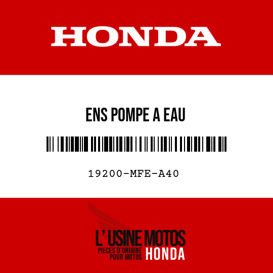 image de 19200-MFE-A40 ENS POMPE A EAU