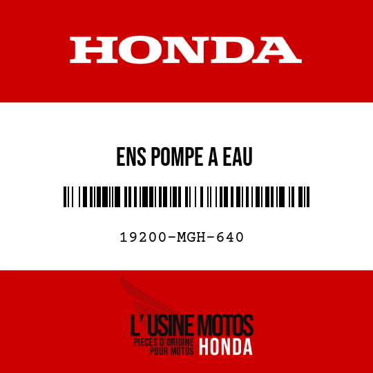 image de 19200-MGH-640 ENS POMPE A EAU