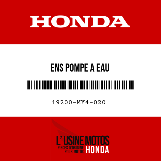 image de 19200-MY4-020 ENS POMPE A EAU
