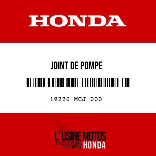 image de 19226-MCJ-000 JOINT DE POMPE