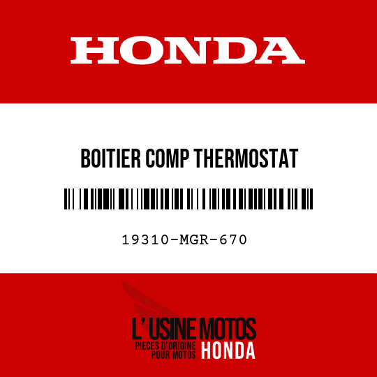 image de 19310-MGR-670 BOITIER COMP THERMOSTAT
