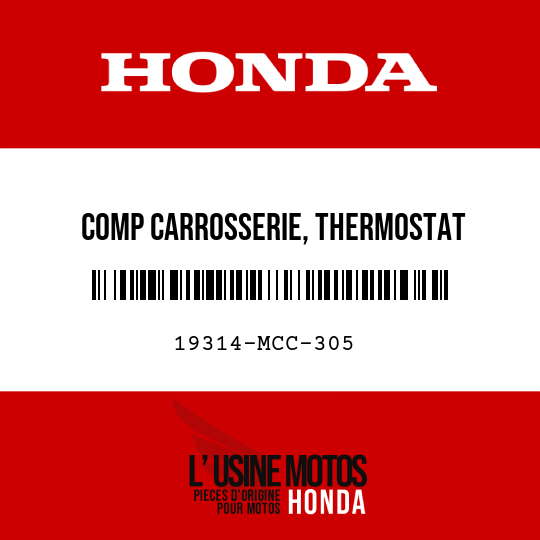image de 19314-MCC-305 COMP CARROSSERIE, THERMOSTAT