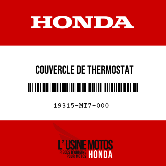 image de 19315-MT7-000 COUVERCLE DE THERMOSTAT