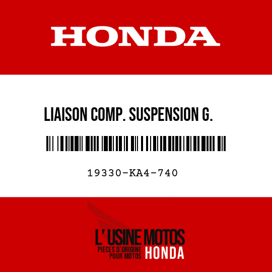 image de 19330-KA4-740 LIAISON COMP. SUSPENSION G.