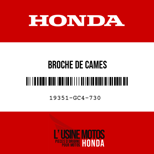 image de 19351-GC4-730 BROCHE DE CAMES