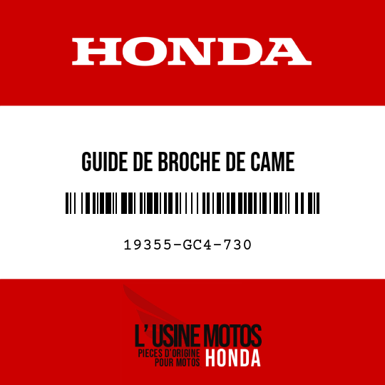 image de 19355-GC4-730 GUIDE DE BROCHE DE CAME