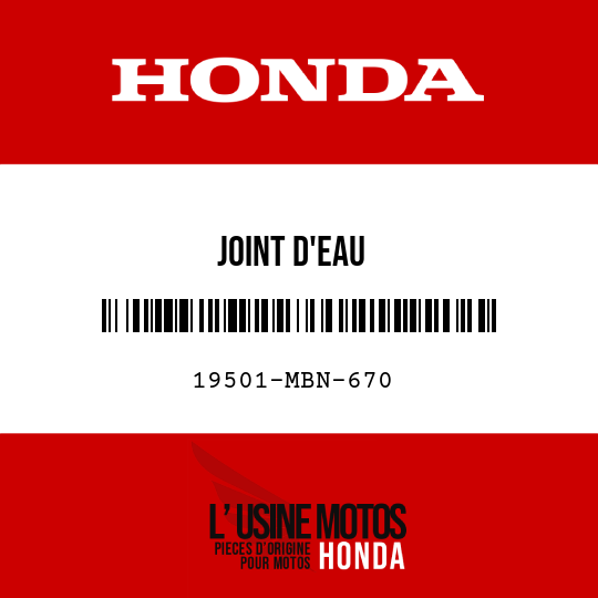 image de 19501-MBN-670 JOINT D'EAU