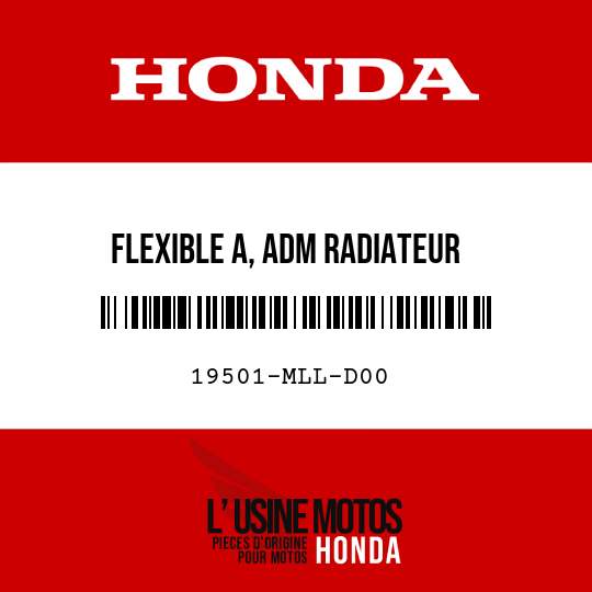 image de 19501-MLL-D00 FLEXIBLE A, ADM RADIATEUR
