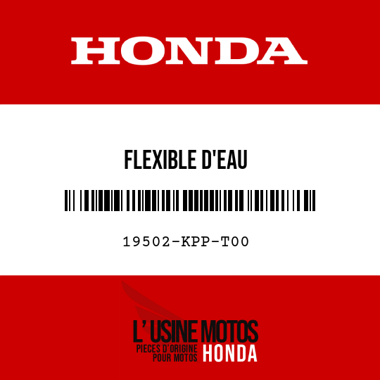image de 19502-KPP-T00 FLEXIBLE D'EAU