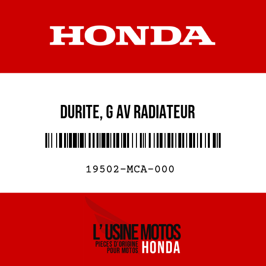image de 19502-MCA-000 DURITE, G AV RADIATEUR